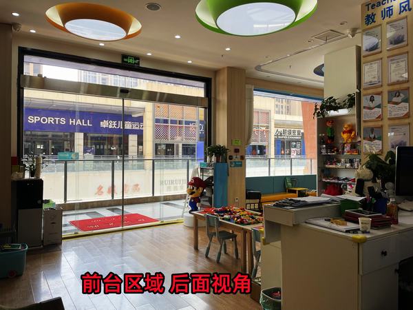 前台区域后视角