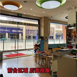 前台区域后视角